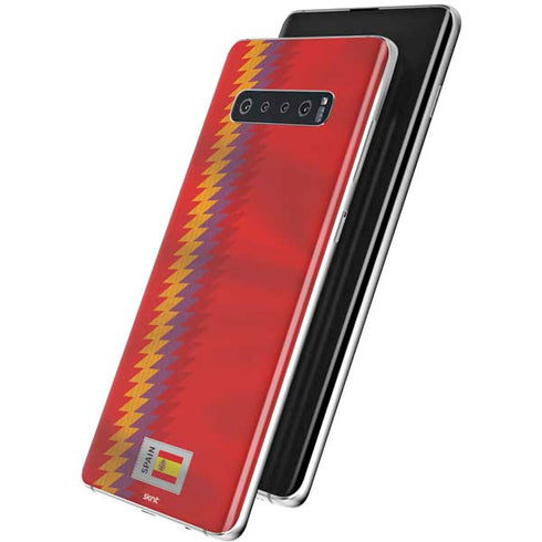 Spain Soccer Flag Galaxy S10 Plus Skin