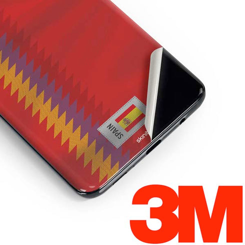 Spain Soccer Flag Galaxy S10 Plus Skin
