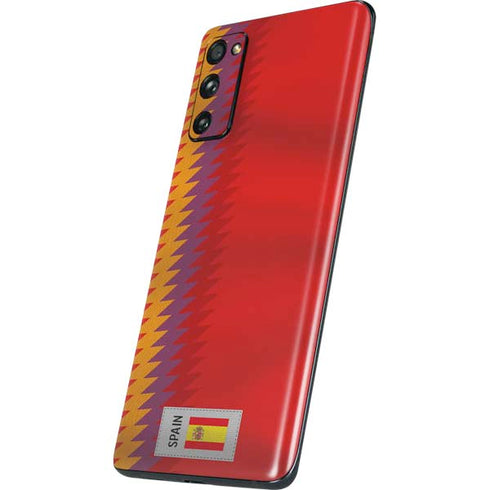 Spain Soccer Flag Galaxy S20 Fan Edition Skin