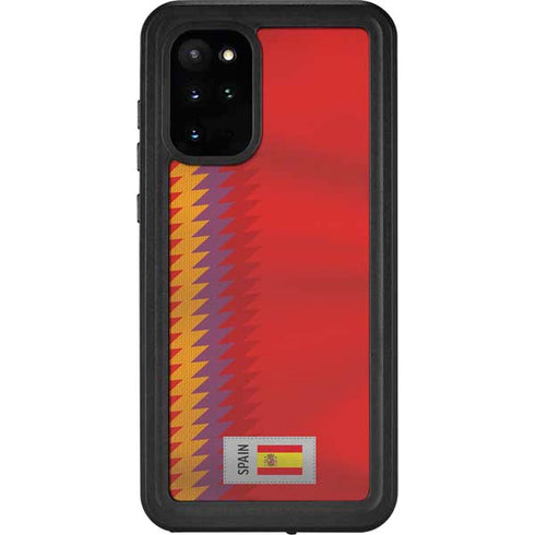 Spain Soccer Flag Galaxy S20 Plus Waterproof Case