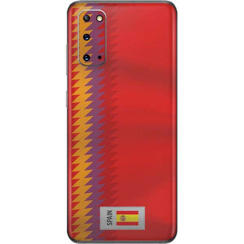 Spain Soccer Flag Galaxy S20 Skin