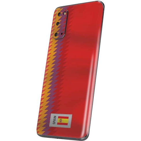 Spain Soccer Flag Galaxy S20 Skin