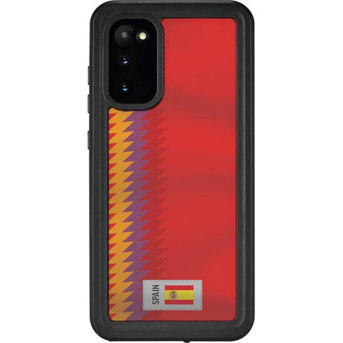 Spain Soccer Flag Galaxy S20 Waterproof Case