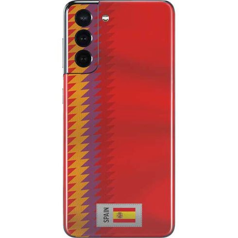 Spain Soccer Flag Galaxy S21 5G Skin