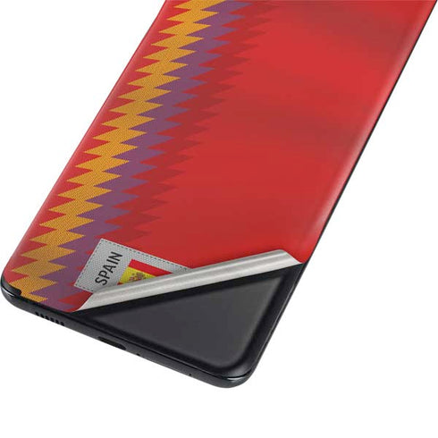 Spain Soccer Flag Galaxy S21 Plus 5G Skin