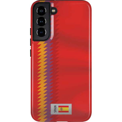 Spain Soccer Flag Galaxy S22 Plus Pro Case