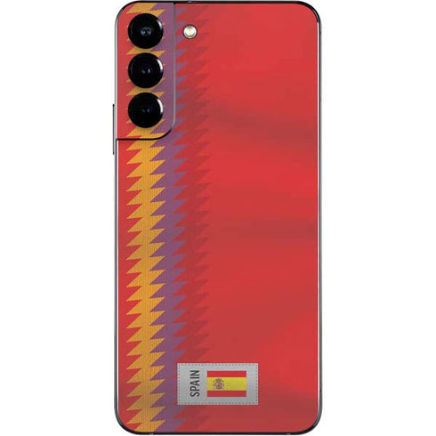 Spain Soccer Flag Galaxy S22 Plus Skin