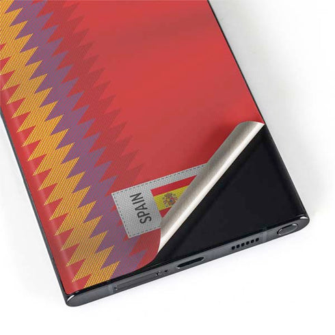 Spain Soccer Flag Galaxy S22 Ultra Skin