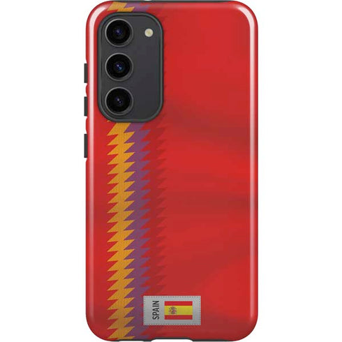 Spain Soccer Flag Galaxy S23 Plus Pro Case