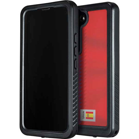 Spain Soccer Flag Galaxy S23 Plus Waterproof Case