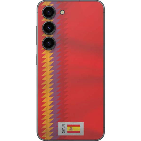 Spain Soccer Flag Galaxy S23 Skin