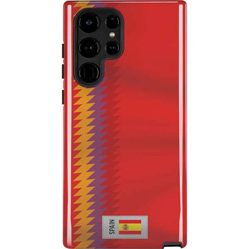 Spain Soccer Flag Galaxy S24 Ultra Impact Case