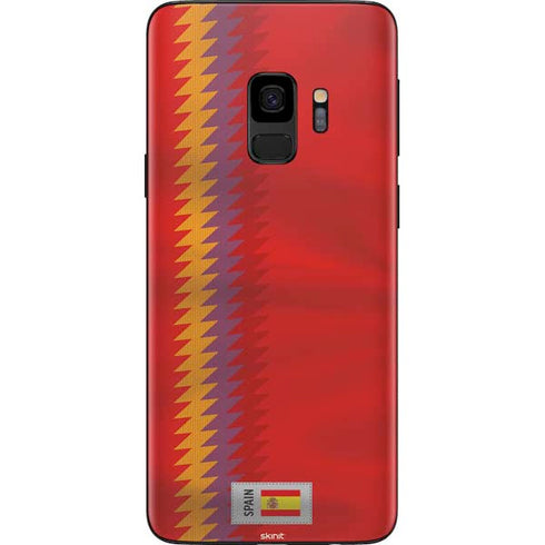 Spain Soccer Flag Galaxy S9 Skin