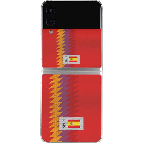 Spain Soccer Flag Galaxy Z Flip3 5G Skin