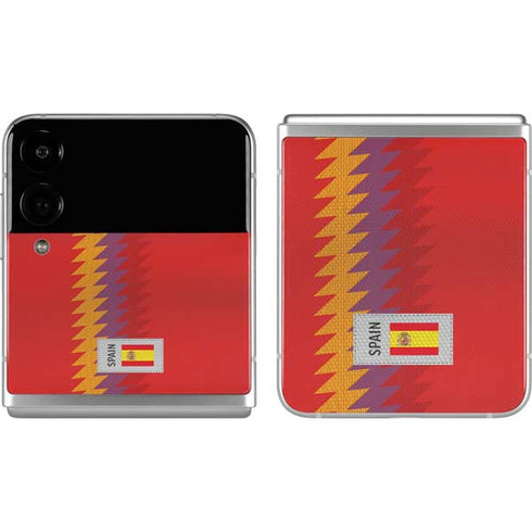 Spain Soccer Flag Galaxy Z Flip4 5G Skin