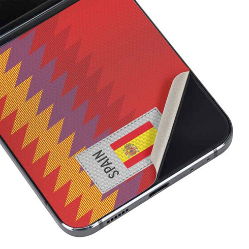 Spain Soccer Flag Galaxy Z Flip5 5G Skin