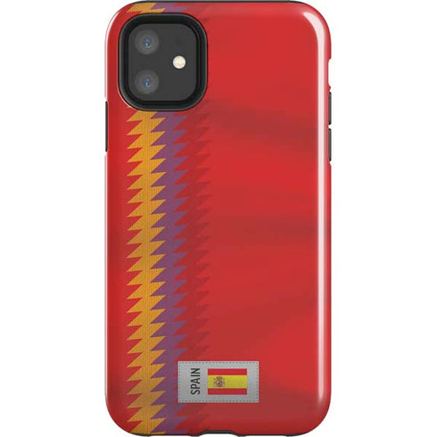 Spain Soccer Flag iPhone 11 Impact Case