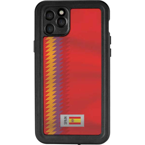 Spain Soccer Flag iPhone 11 Pro Max Waterproof Case