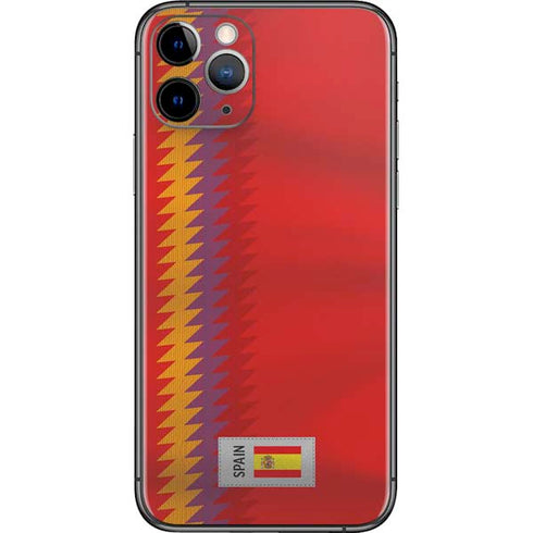 Spain Soccer Flag iPhone 11 Pro Skin
