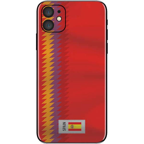 Spain Soccer Flag iPhone 11 Skin