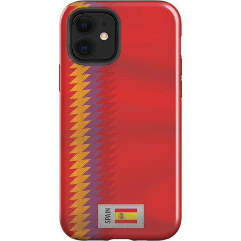 Spain Soccer Flag iPhone 12 Impact Case