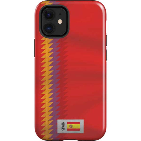 Spain Soccer Flag iPhone 12 Mini Impact Case