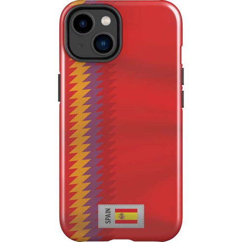 Spain Soccer Flag iPhone 14 Plus Impact Case