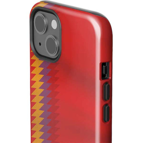 Spain Soccer Flag iPhone 15 Plus Impact Case