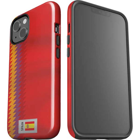 Spain Soccer Flag iPhone 14 Plus Impact Case