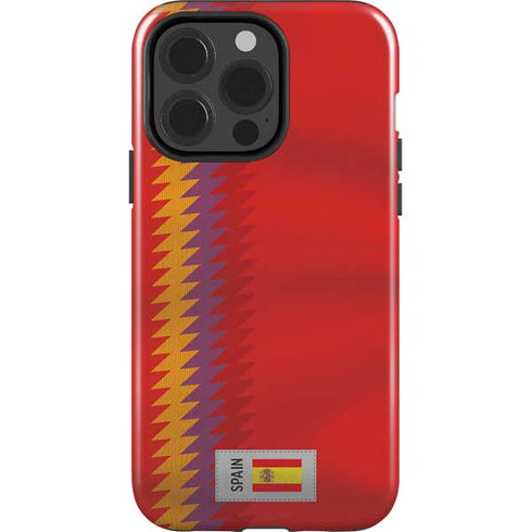 Spain Soccer Flag iPhone 15 Pro Impact Case
