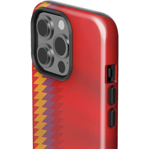 Spain Soccer Flag iPhone 14 Pro Impact Case
