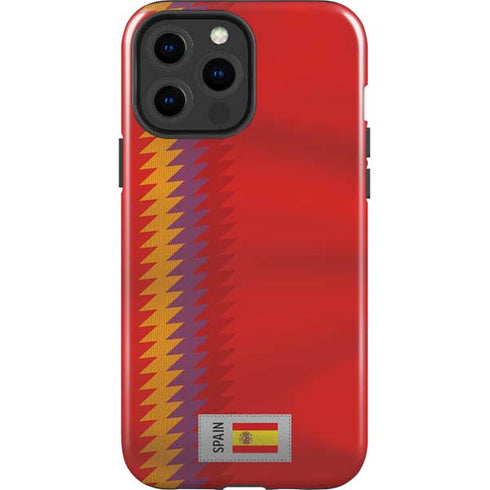 Spain Soccer Flag iPhone 15 Pro Max Impact Case
