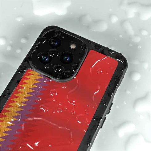 Spain Soccer Flag iPhone 14 Pro Waterproof Case