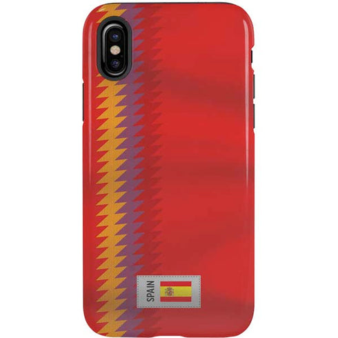 Spain Soccer Flag iPhone XS Pro Case
