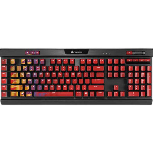 Spain Soccer Flag K95 RGB PLATINUM Mechanical Gaming Keyboard Skin