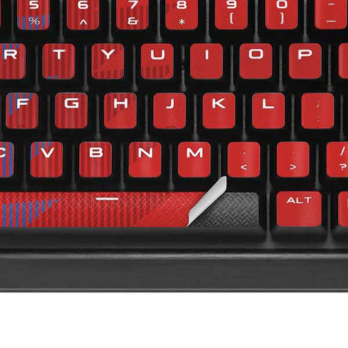 Spain Soccer Flag K95 RGB PLATINUM Mechanical Gaming Keyboard Skin