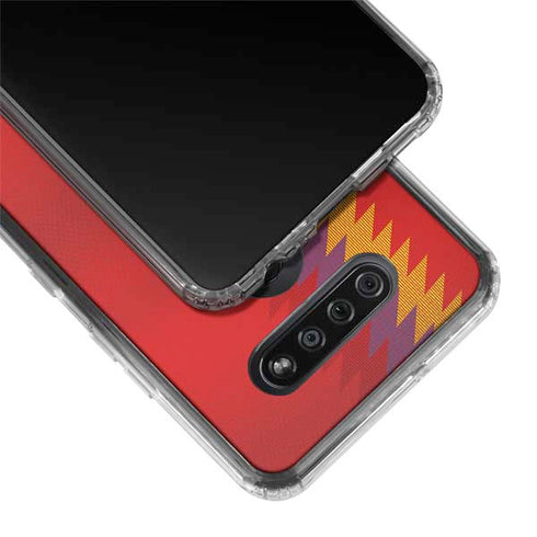 Spain Soccer Flag LG K51/Q51 Clear Case