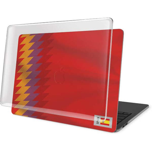 Spain Soccer Flag MacBook Pro 13in (2020) Case plus Skin