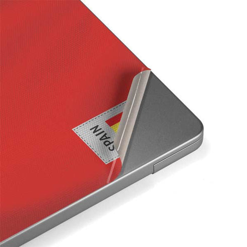 Spain Soccer Flag MacBook Pro 14in (2021-24) Skin
