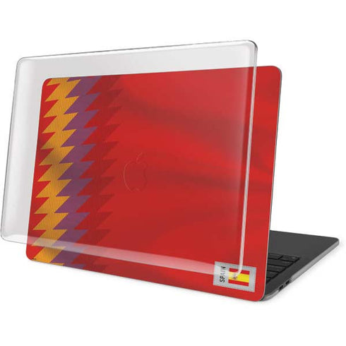 Spain Soccer Flag MacBook Pro 15in (2016-19) Case plus Skin