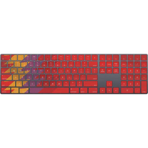 Spain Soccer Flag Magic Keyboard with Numeric Keypad Skin