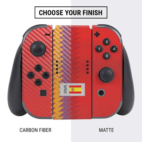 Spain Soccer Flag Nintendo Switch Bundle Skin