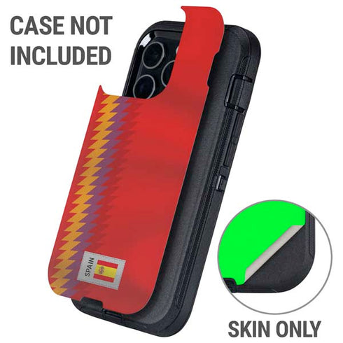 Spain Soccer Flag Otterbox Defender iPhone Skin