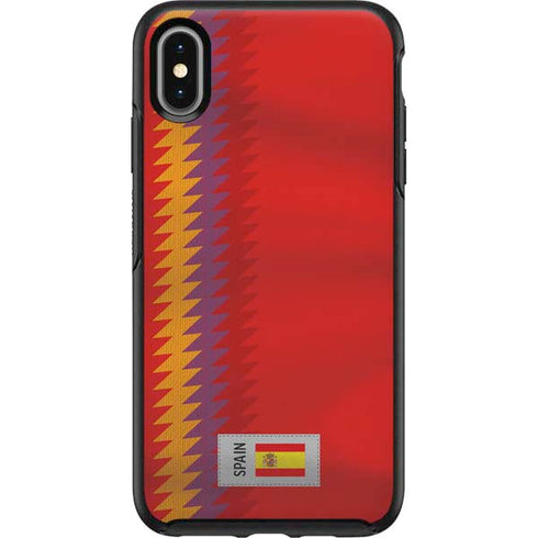 Spain Soccer Flag Otterbox Symmetry iPhone Skin
