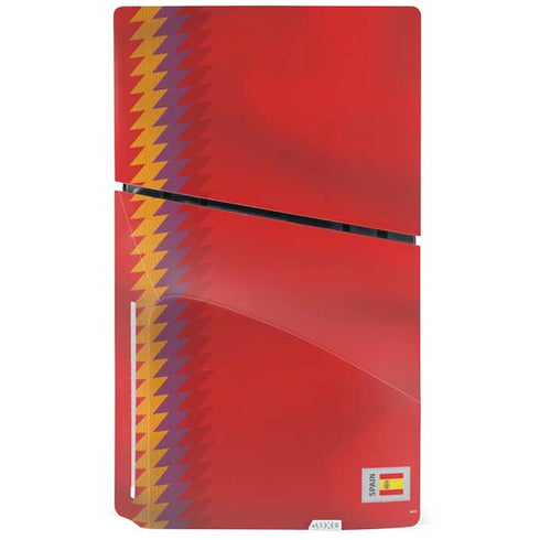 Spain Soccer Flag PS5 Slim Disk Bundle Skin