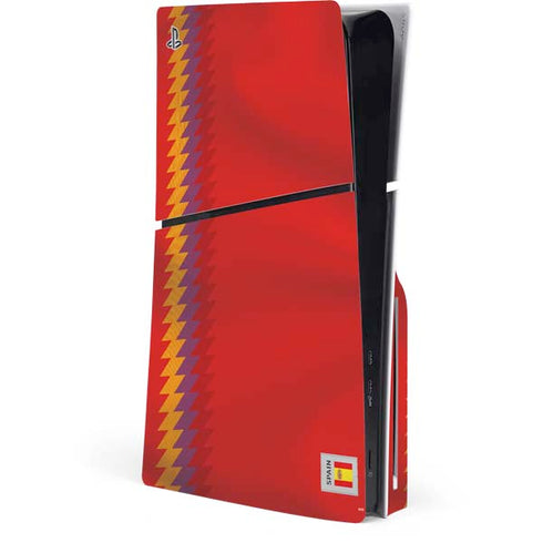 Spain Soccer Flag PS5 Slim Disk Console Skin