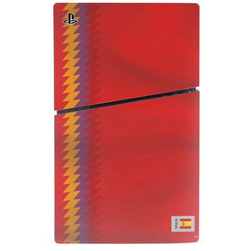 Spain Soccer Flag PS5 Slim Disk Console Skin