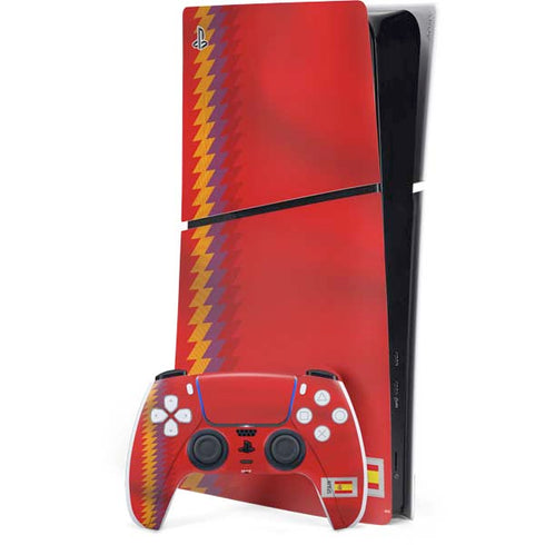 Spain Soccer Flag PS5 Slim Digital Edition Bundle Skin