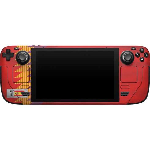 Spain Soccer Flag Steam Deck Handheld Gaming Computer Skin