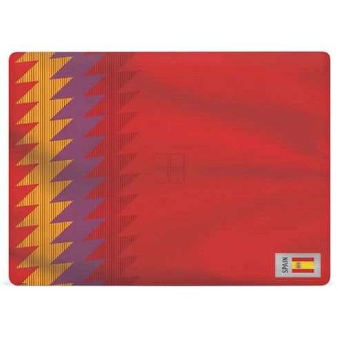 Spain Soccer Flag Surface Laptop 2 Skin